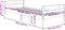 vidaXL - Bedframe - zonder - matras - massief - grenenhout - wasbruin - 90x190 - cm