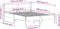 vidaXL - Bedframe - zonder - matras - massief - grenenhout - wasbruin - 120x190 - cm