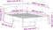 vidaXL - Bedframe - zonder - matras - massief - grenenhout - wasbruin - 140x200 - cm