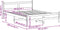 vidaXL - Bedframe - zonder - matras - massief - grenenhout - wasbruin - 160x200 - cm