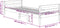 vidaXL - Bedframe - zonder - matras - massief - grenenhout - wasbruin - 80x200 - cm