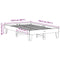 vidaXL - Bedframe - zonder - matras - massief - grenenhout - wasbruin - 120x190 - cm
