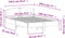 vidaXL - Bedframe - zonder - matras - massief - grenenhout - wasbruin - 135x190 - cm