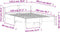 vidaXL - Bedframe - zonder - matras - massief - grenenhout - wasbruin - 120x200 - cm
