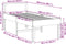 vidaXL - Bedframe - zonder - matras - massief - grenenhout - wasbruin - 90x200 - cm
