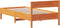 vidaXL - Bedframe - zonder - matras - massief - grenenhout - wasbruin - 90x200 - cm