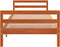 vidaXL - Bedframe - zonder - matras - massief - grenenhout - wasbruin - 90x200 - cm