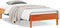 vidaXL - Bedframe - zonder - matras - massief - grenenhout - wasbruin - 100x200 - cm