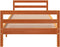 vidaXL - Bedframe - zonder - matras - massief - grenenhout - wasbruin - 80x200 - cm