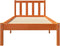 vidaXL - Bedframe - zonder - matras - massief - grenenhout - wasbruin - 90x190 - cm