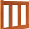 vidaXL - Bedframe - zonder - matras - massief - grenenhout - wasbruin - 135x190 - cm