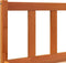 vidaXL - Bedframe - zonder - matras - massief - grenenhout - wasbruin - 180x200 - cm