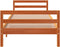 vidaXL - Bedframe - zonder - matras - massief - grenenhout - wasbruin - 90x190 - cm
