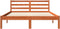 vidaXL - Bedframe - zonder - matras - massief - grenenhout - wasbruin - 120x190 - cm