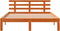 vidaXL - Bedframe - zonder - matras - massief - grenenhout - wasbruin - 120x200 - cm