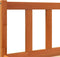 vidaXL - Bedframe - zonder - matras - massief - grenenhout - wasbruin - 200x200 - cm