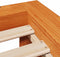 vidaXL - Bedframe - zonder - matras - massief - grenenhout - wasbruin - 75x190 - cm