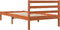 vidaXL - Bedframe - zonder - matras - massief - grenenhout - wasbruin - 90x200 - cm