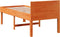 vidaXL - Bedframe - zonder - matras - massief - grenenhout - wasbruin - 90x200 - cm