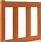 vidaXL - Bedframe - zonder - matras - massief - grenenhout - wasbruin - 100x200 - cm