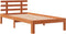 vidaXL - Bedframe - zonder - matras - massief - grenenhout - wasbruin - 100x200 - cm