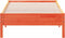 vidaXL - Bedframe - zonder - matras - massief - grenenhout - wasbruin - 100x200 - cm
