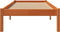 vidaXL - Bedframe - zonder - matras - massief - grenenhout - wasbruin - 90x200 - cm