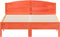 vidaXL - Bedframe - zonder - matras - massief - grenenhout - wasbruin - 140x200 - cm