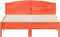 vidaXL - Bedframe - zonder - matras - massief - grenenhout - wasbruin - 120x200 - cm
