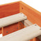 vidaXL - Bedframe - zonder - matras - massief - grenenhout - wasbruin - 120x190 - cm