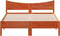 vidaXL - Bedframe - zonder - matras - massief - grenenhout - wasbruin - 120x200 - cm