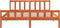 vidaXL - Bedframe - zonder - matras - massief - grenenhout - wasbruin - 180x200 - cm
