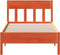 vidaXL - Bedframe - zonder - matras - massief - grenenhout - wasbruin - 90x200 - cm