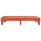 vidaXL - Bedframe - zonder - matras - massief - grenenhout - wasbruin - 90x190 - cm