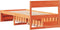 vidaXL - Bedframe - zonder - matras - massief - grenenhout - wasbruin - 75x190 - cm