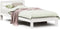 vidaXL - Bedframe - zonder - matras - massief - grenenhout - wit - 90x200 - cm