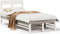 vidaXL - Bedframe - zonder - matras - massief - grenenhout - wit - 90x200 - cm