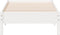 vidaXL - Bedframe - zonder - matras - massief - grenenhout - wit - 75x190 - cm