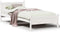 vidaXL - Bedframe - zonder - matras - massief - grenenhout - wit - 140x200 - cm