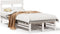 vidaXL - Bedframe - zonder - matras - massief - grenenhout - wit - 90x190 - cm