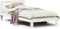 vidaXL - Bedframe - zonder - matras - massief - grenenhout - wit - 75x190 - cm