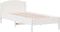 vidaXL - Bedframe - zonder - matras - massief - grenenhout - wit - 90x200 - cm