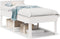 vidaXL - Bedframe - zonder - matras - massief - grenenhout - wit - 75x190 - cm