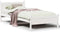 vidaXL - Bedframe - zonder - matras - massief - grenenhout - wit - 90x200 - cm
