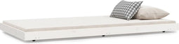 vidaXL - Bedframe - zonder - matras - massief - grenenhout - wit - 140x200 - cm