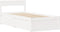 vidaXL - Bedframe - zonder - matras - massief - grenenhout - wit - 75x190 - cm
