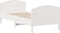 vidaXL - Bedframe - zonder - matras - massief - grenenhout - wit - 90x200 - cm