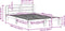 vidaXL - Bedframe - zonder - matras - massief - grenenhout - wit - 120x190 - cm