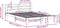 vidaXL - Bedframe - zonder - matras - massief - grenenhout - wit - 150x200 - cm