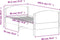 vidaXL - Bedframe - zonder - matras - massief - grenenhout - wit - 90x190 - cm